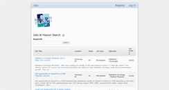 Desktop Screenshot of missionsearchjobs.com
